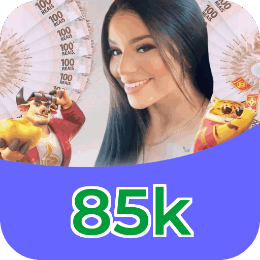 Interface do aplicativo 85k mostrando jogos disponíveis no iOS e Android